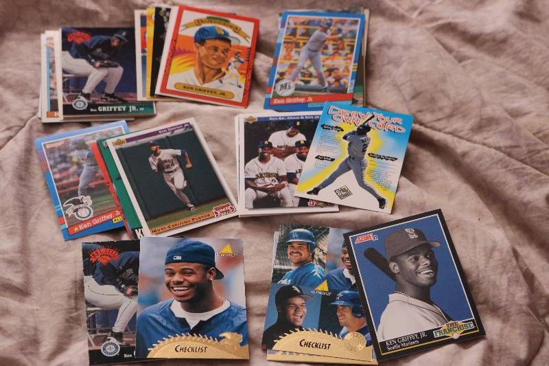 40 Ken Griffey Jr cards...