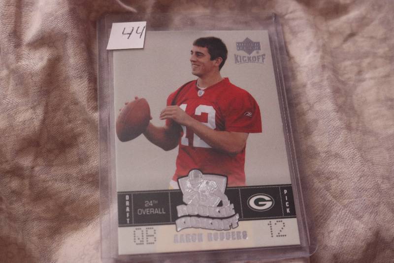Aaron Rodgers rookie card...