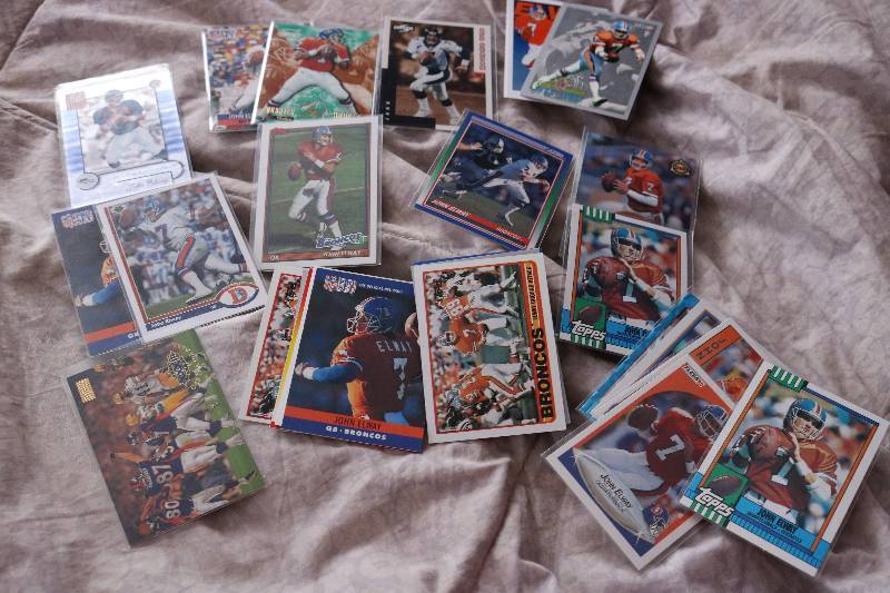 30 John Elway cards...