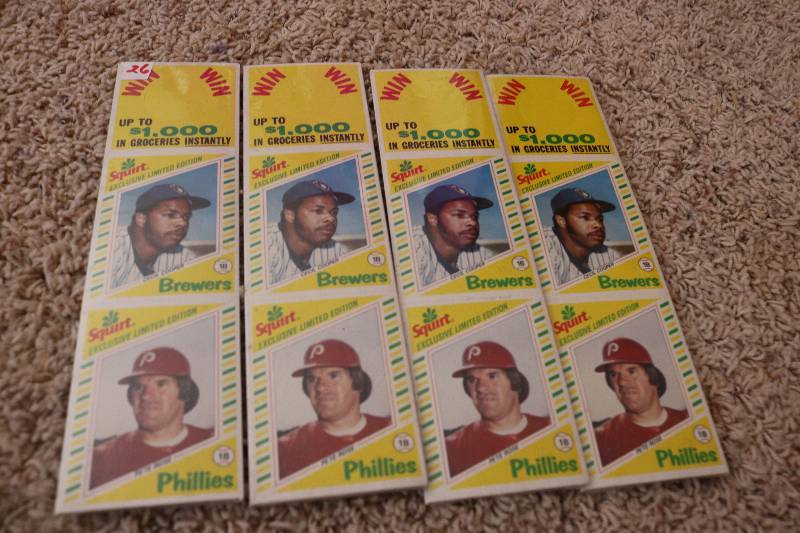 4 1982 Squirt Baseball set...