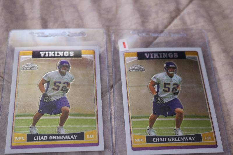 2 Chad Greenway 2006 Topps Chrome r...