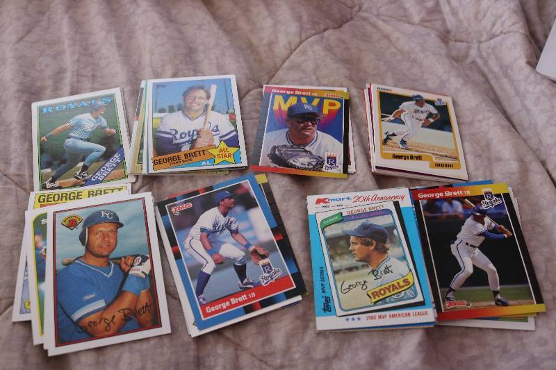 50 George Brett cards...