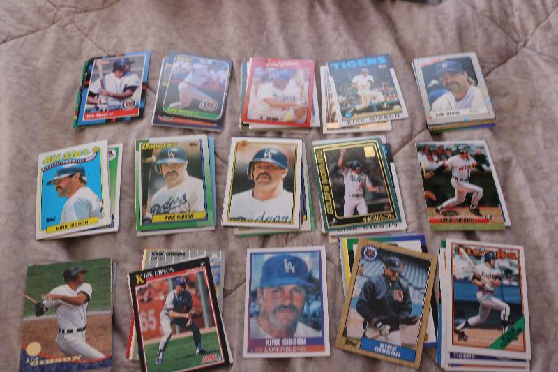 100 Kirk Gibson cards...