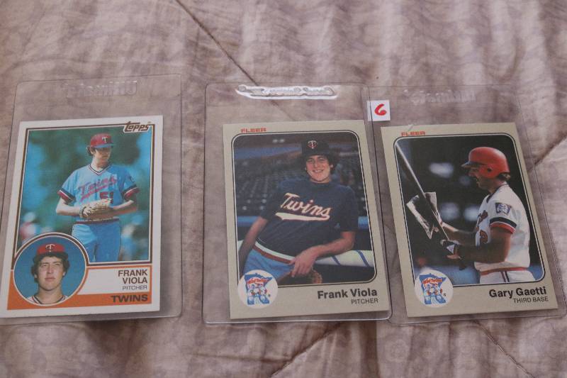 2 Frank Viola & Gary Gaetti rookie ...