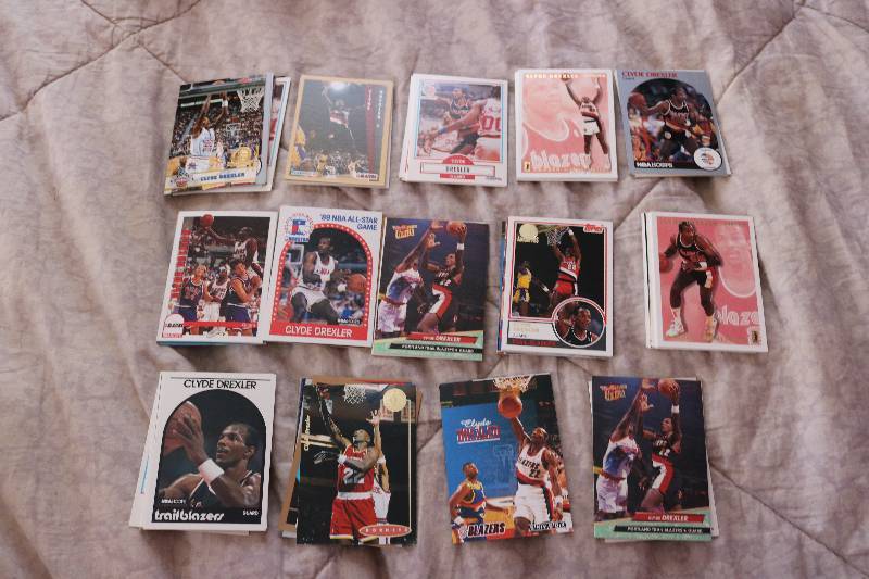 100 Clyde Drexler cards...