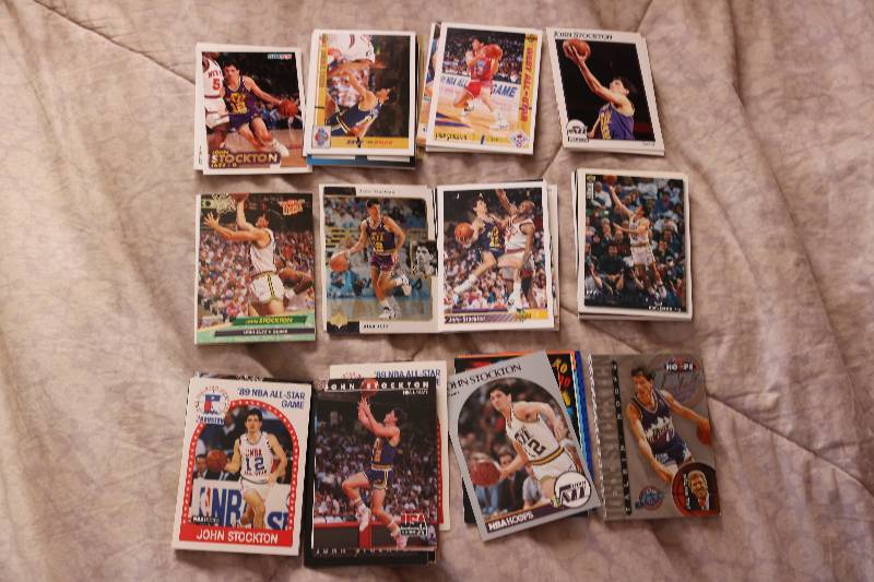 100 John Stockton cards...