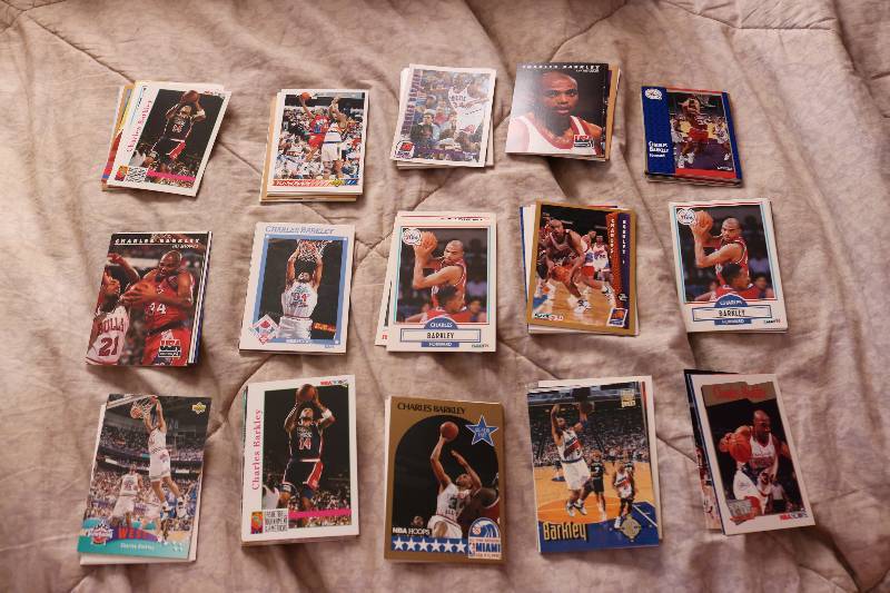 100 Charles Barkley cards...