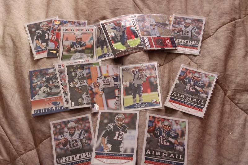 20 Tom Brady cards...