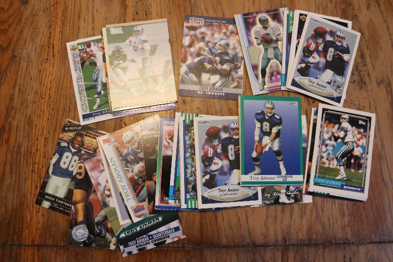 50 Troy Aikman cards...