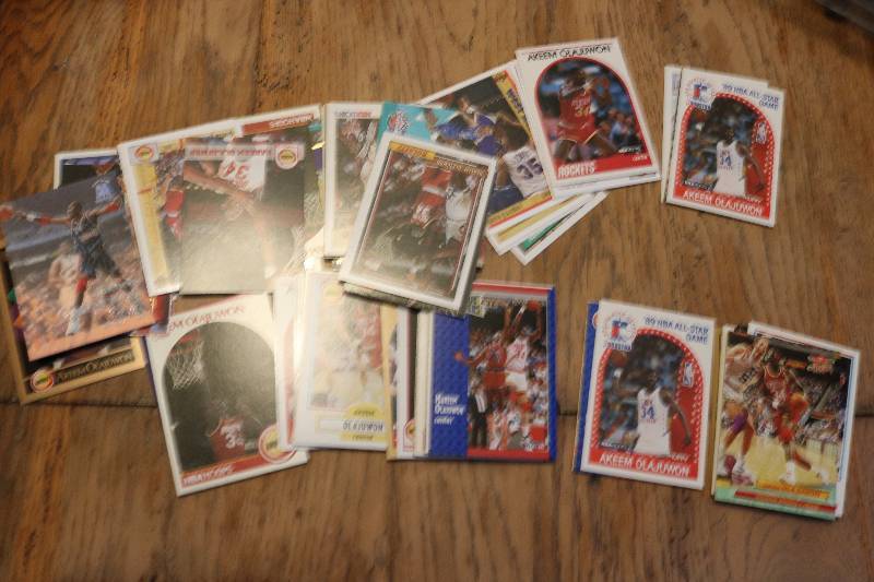80 Hakeem Olajuwon cards...