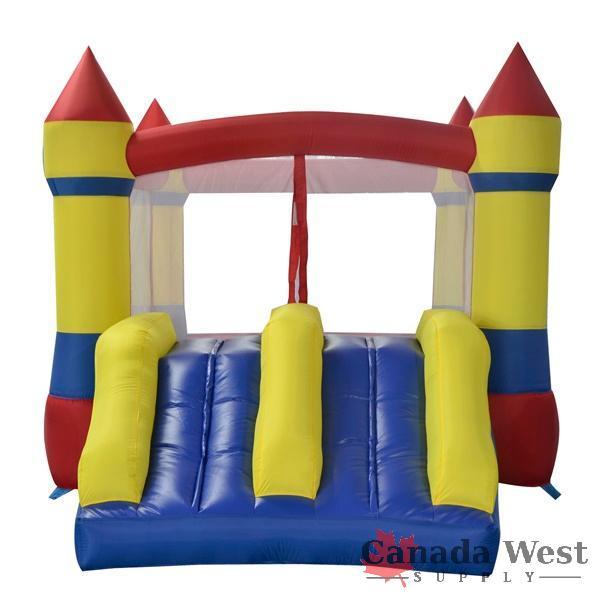lot 36 image: NEW COMMERCIAL GRADE BOUNCY CASTLE WITH SLIDE 6008