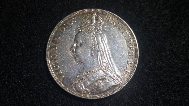 1889 Brittish Silver Crown Victoria