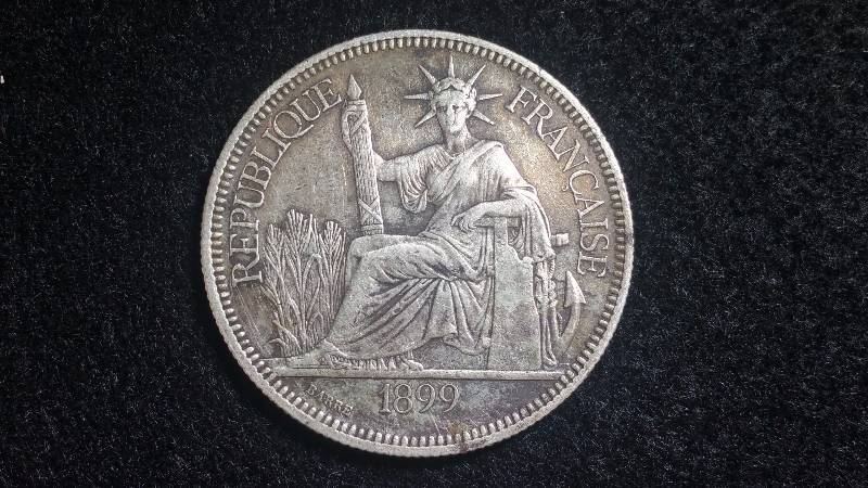 1899 French Indo-China Silver Paistre