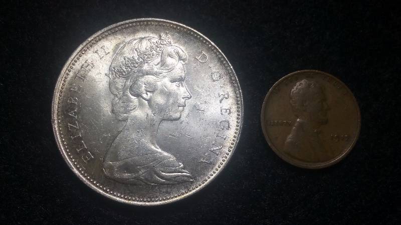 1966 Canadian Silver Dollar