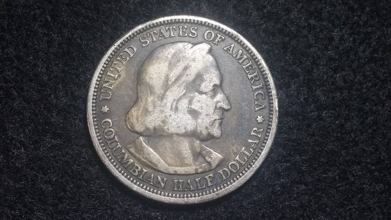1893 Columbian Exposition Silver Half Dollar