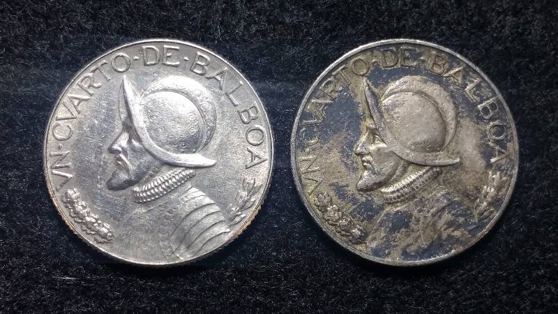 1930 & 1966 Panama Silver 14 Balbosa