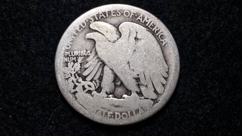 1918 Walking Liberty Silver Half Dollar