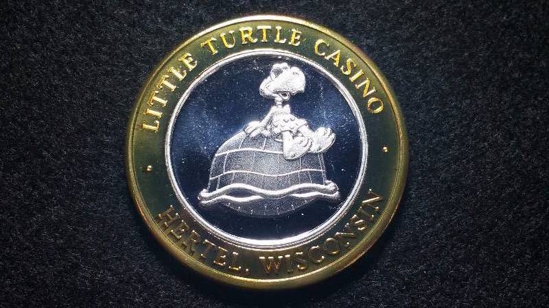 Little Turtle Casino Silver Collector Coin