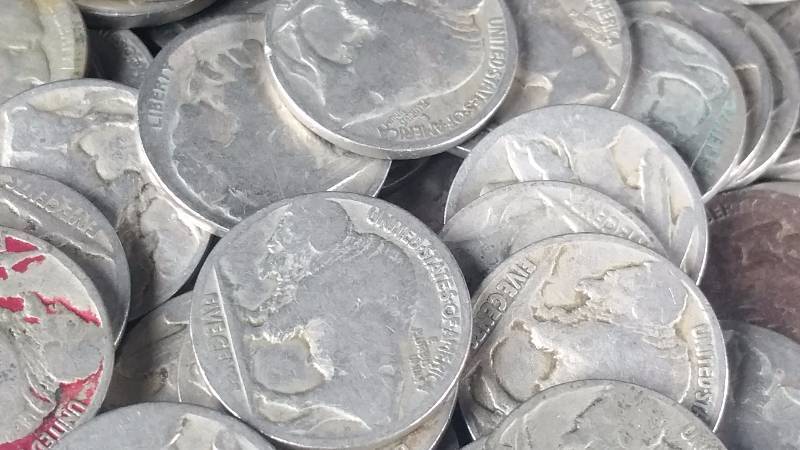 Group of 100 Buffalo Nickels