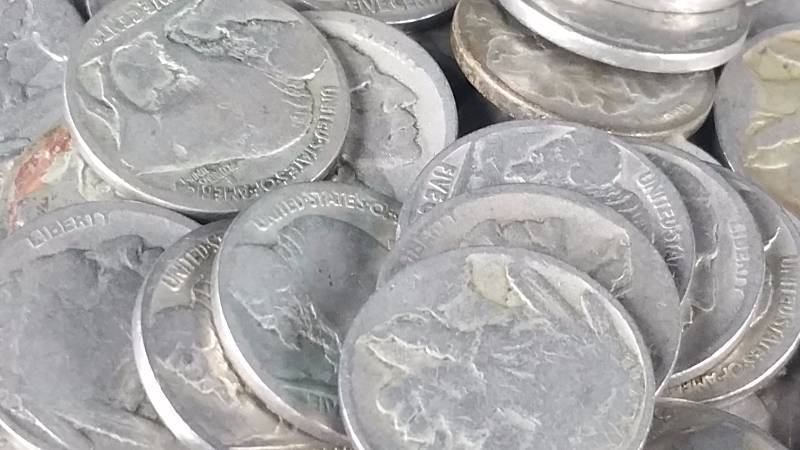 Group of 96 Buffalo Nickels