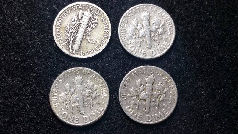Silver Dimes - Mercury & Roosevelt