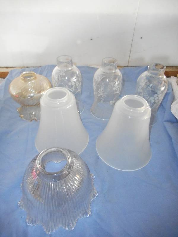 VINTAGE AND NEW LIGHT GLOBES
