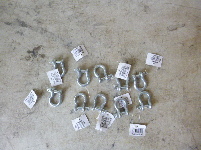 10 Straight Anchor Shackles