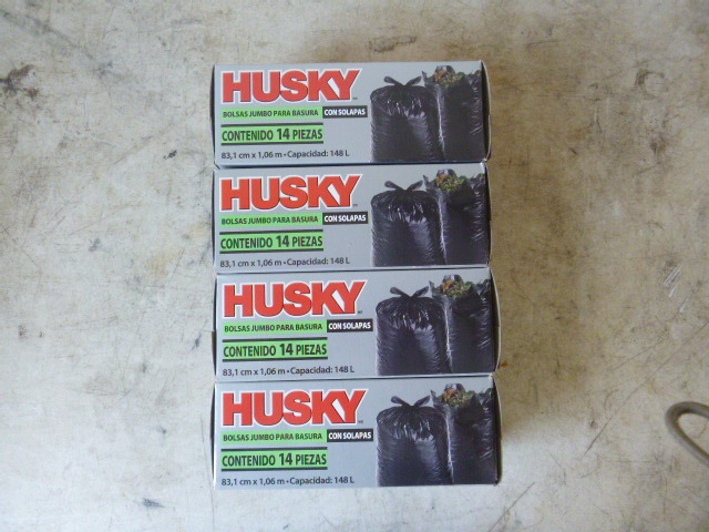 4 Boxes of Husky Lawn Bags