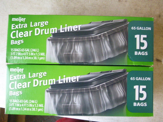 2 Boxes of Meijer Extra Large Drum Liners