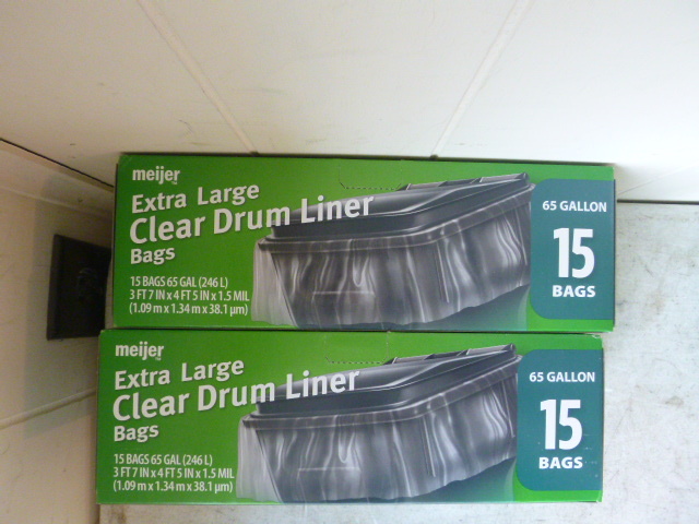 2 Boxes of Meijer Extra Large Drum Liners