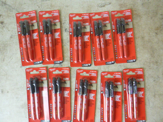 10 Milwaukee Inkzall Jobsite Markers