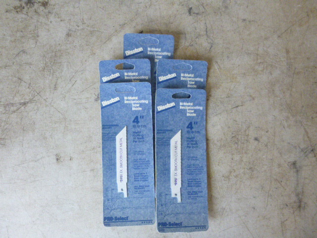 5 Disston Bi-Metal Reciprocating Saw Blades