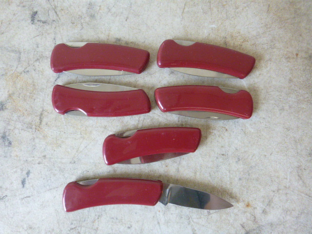 6 Lock Blade Knives