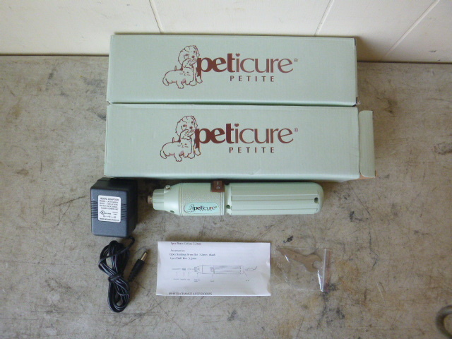 3 Peticure Cordless Pet Nail Groomer