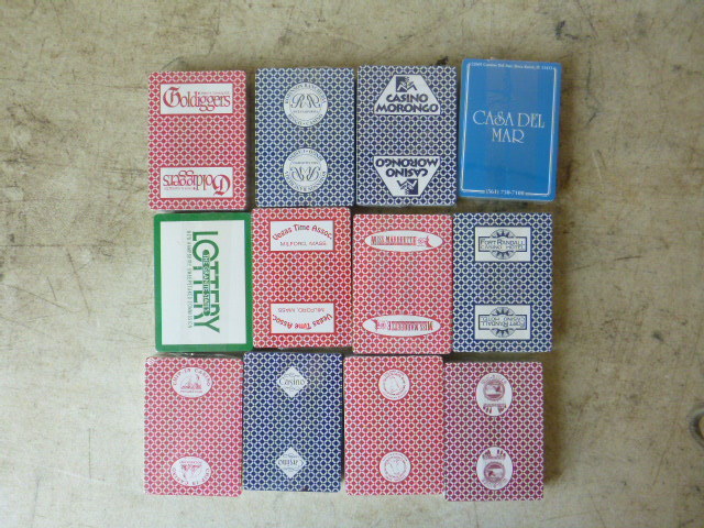 12 Decks of Playing Cards