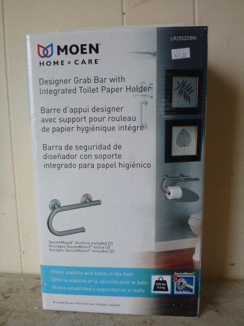 Moen Grab Bar Toilet Paper Holder