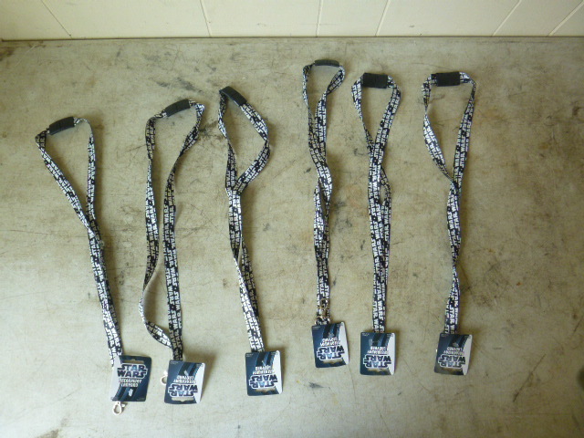 6 Star Wars Lanyards