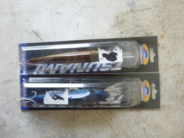 2 Tsunami Floating TS Mega Minnow Lures
