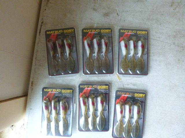 6 Packs of Matzuo Goby Minnows