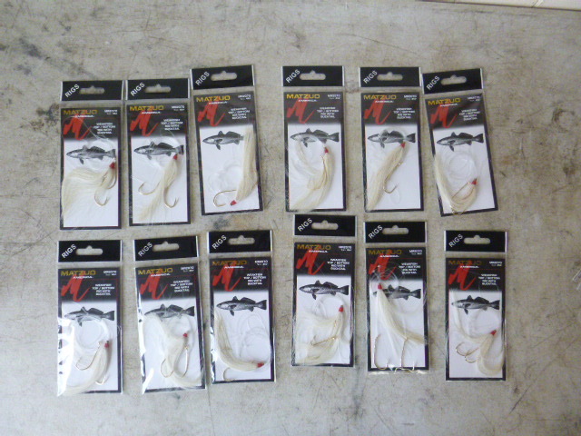 12 Packs of Matzuo Bucktail Rigs