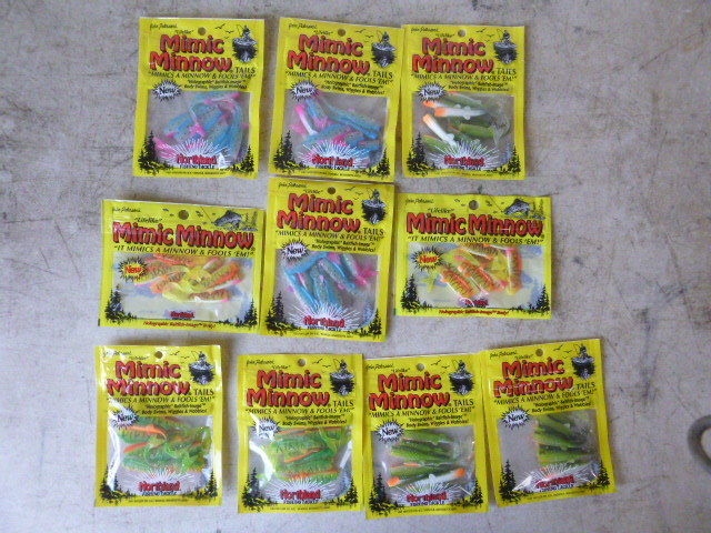 10 Packs of Northland Mimic Minnow Tails