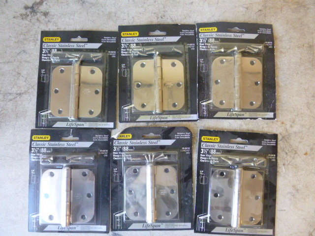 6 Stainless Steel Door Hinges