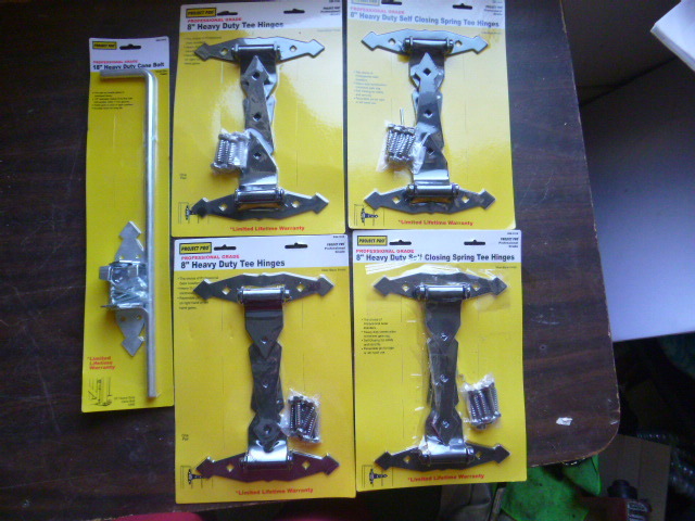 4 Heavy Duty T-Hinges (8)