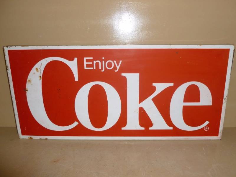 lot 23 image: Coke Sign