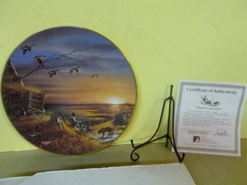 lot 139 image: Terry Redlin Plate Decoration