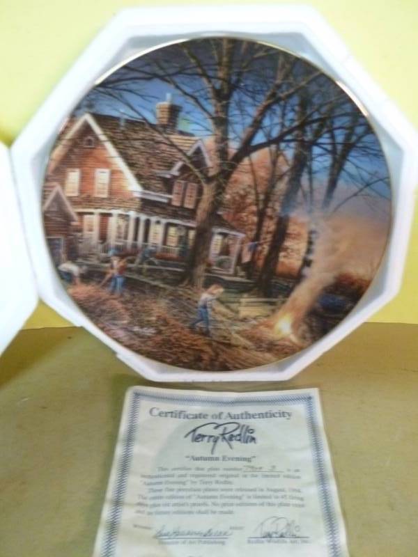 lot 143 image: Terry Redlin Plate Decoration