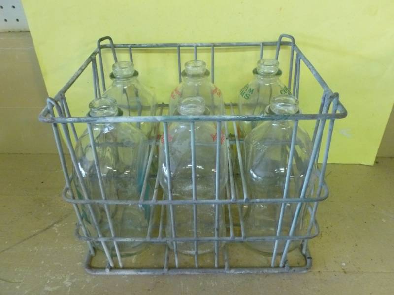 lot 227 image: Vintage Milk Crate