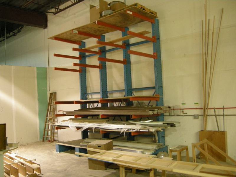 lot 8 image: Cantilever Pallet Racking System
