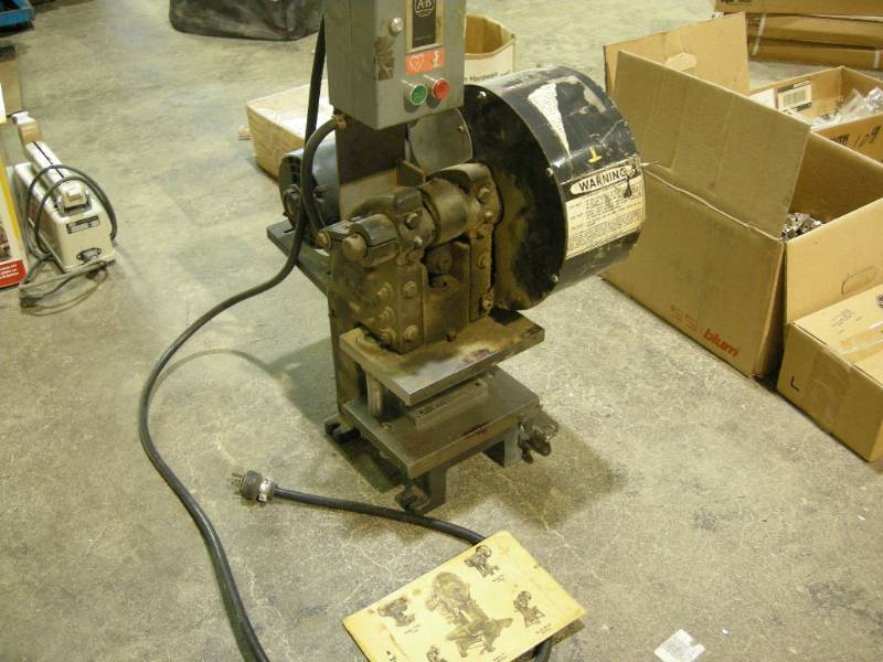 lot 73 image: Allen Bradley Punch Press