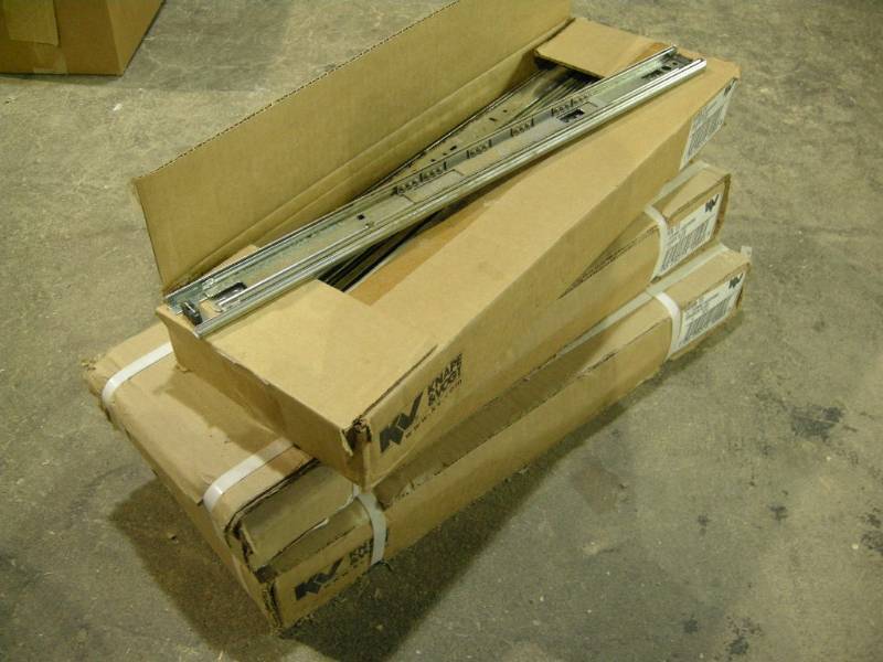 lot 81 image: 3 Boxes Drawer Slides